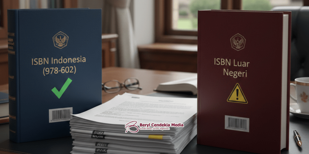 Perbandingan risiko ISBN luar negeri dan ISBN Indonesia terhadap BKD dan PAK dosen