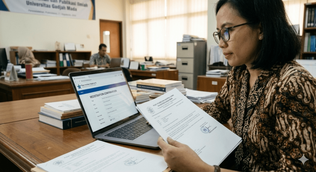 Proses verifikasi ISBN oleh Perpusnas untuk buku dosen